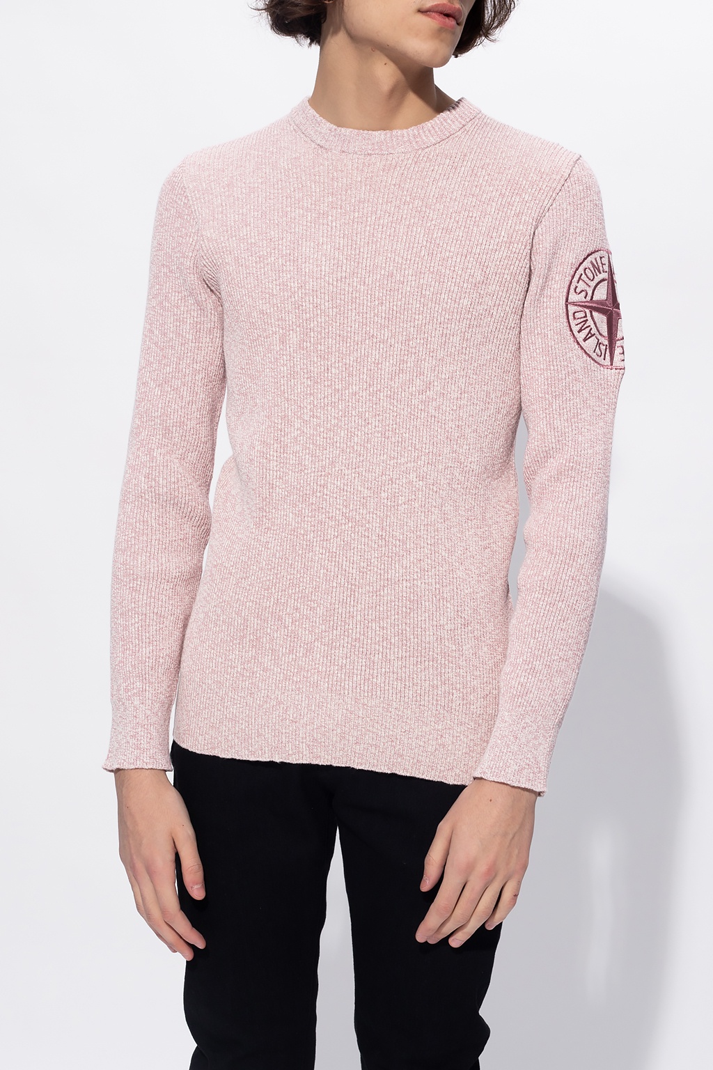 Stone island hotsell pink sweater